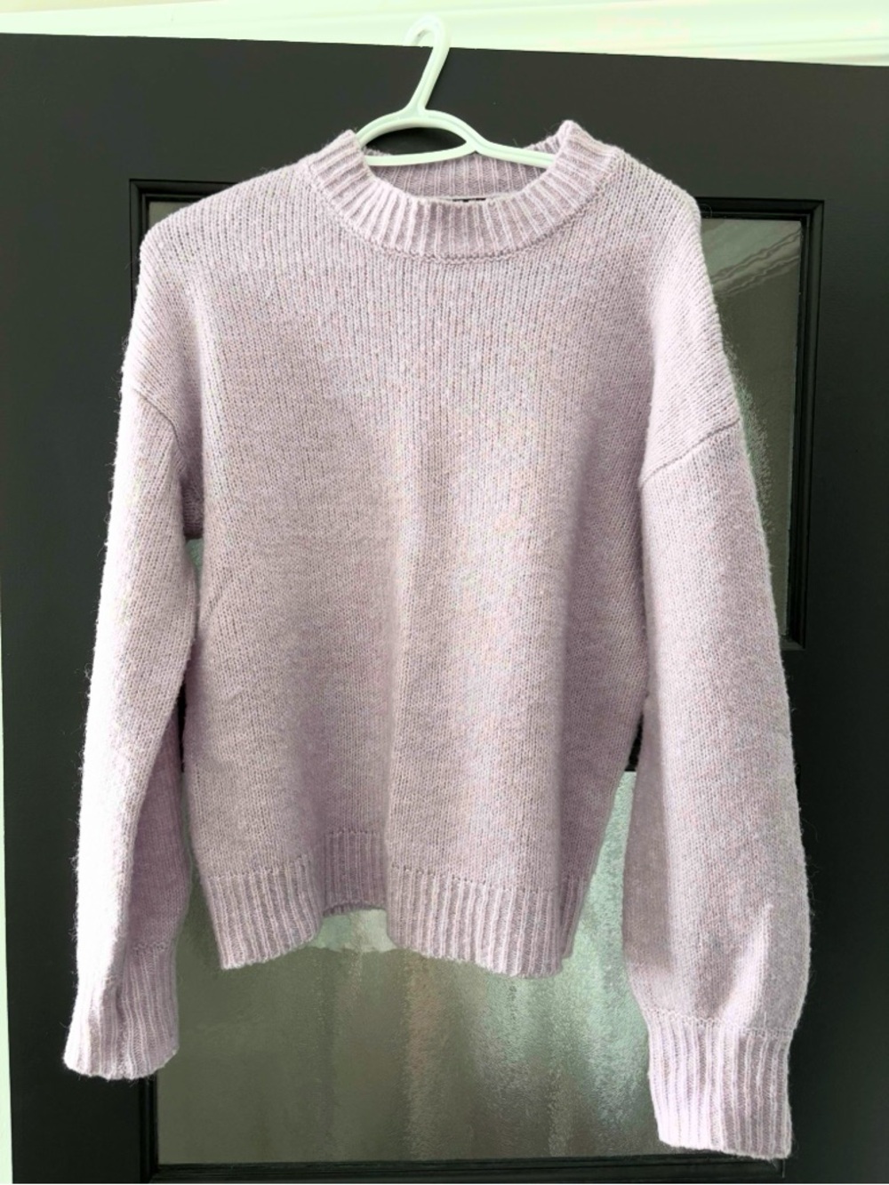 Soft Lilac Crewneck Women's Sweater
